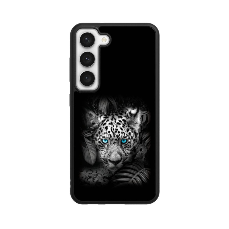 Galaxy S23 Base Case Jaguar Schwarz Dschungel