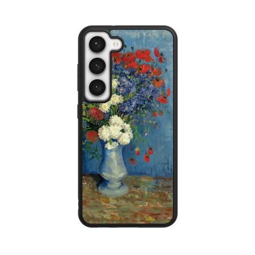 Samsung Galaxy S23 Base Case Stillleben Vase mit Kornblumen und Mohnblumen von Vincent Van Gogh