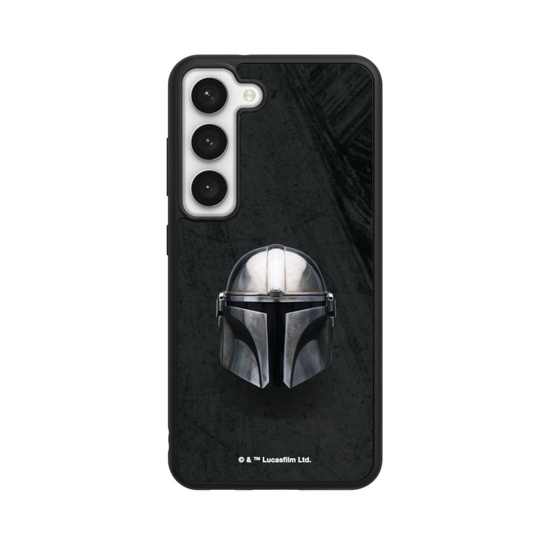 Galaxy S23 Base Case Schwarzer Mandalorianer Helm