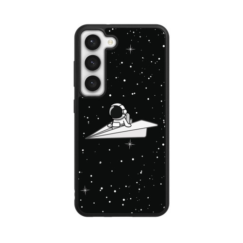 Samsung Galaxy S23 Base Case Astronaut Paper Plane Comic