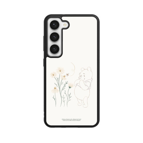 Samsung Galaxy S23 Base Case Winnie Puuh sieht sich Gänseblümchen an