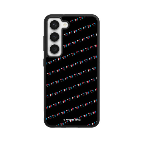 Samsung Galaxy S23 Base Case Drei Fragezeichen Muster Schräg