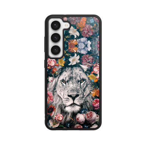 Samsung Galaxy S23 Base Case Lion Flowers