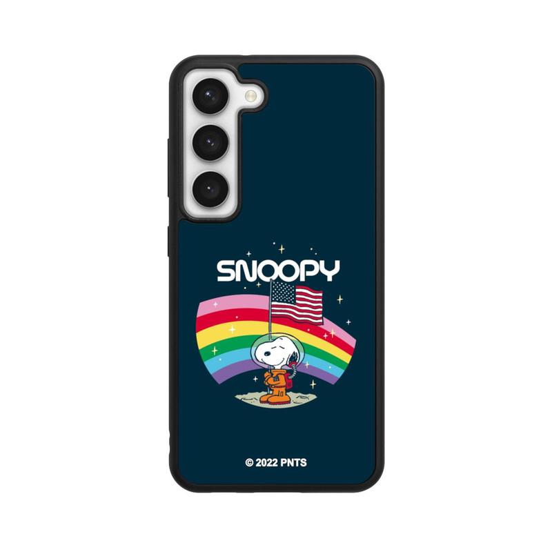 Galaxy S23 Base Case Snoopy Weltraumreisender Regenbogen