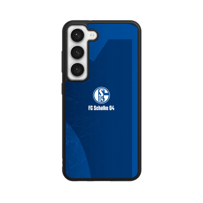 Galaxy S23 Base Case Schalke 04 Blauer Hintergrund Mit Logo