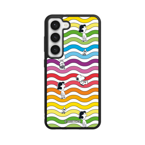 Samsung Galaxy S23 Base Case Snoopy Pattern Rainbow
