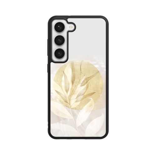 Samsung Galaxy S23 Base Case Boho Gold Blumen Kunst