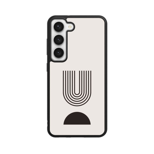 Samsung Galaxy S23 Base Case Moderne Kunst Schwarze Linien