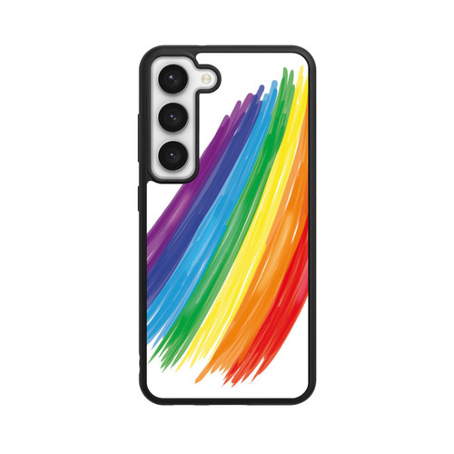 Samsung Galaxy S23 Base Case Rainbow Paint Brush