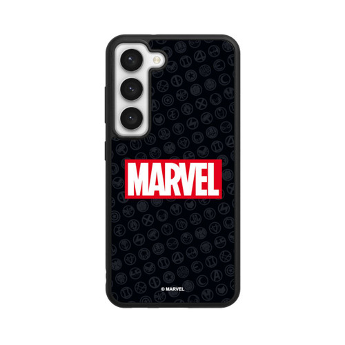 Samsung Galaxy S23 Base Case Marvel Logo Black Red 