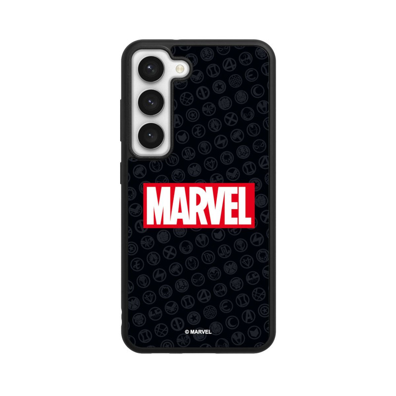 Galaxy S23 Base Case Marvel Logo Black Red 