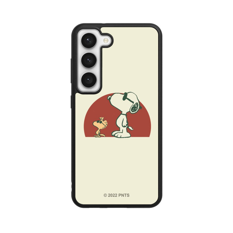 Galaxy S23 Base Case Snoopy Woodstock weit draußen