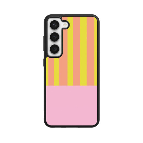 Samsung Galaxy S23 Base Case Neonfarbige Streifen