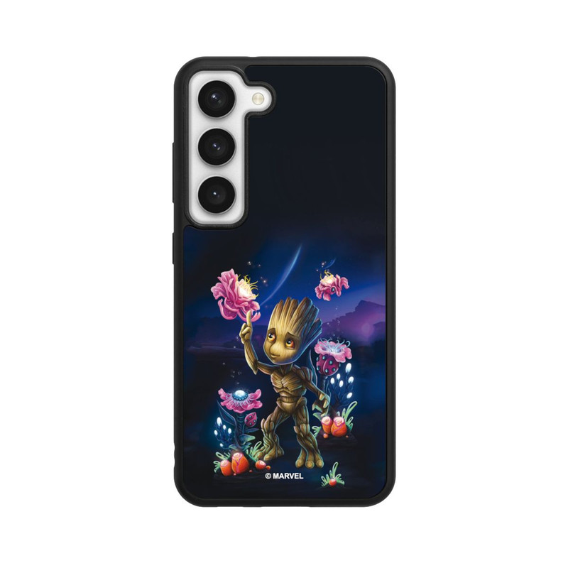 Galaxy S23 Base Case Baby Groot Blumen