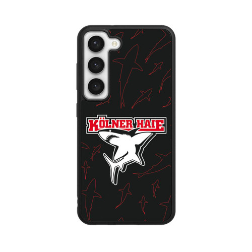 Samsung Galaxy S23 Base Case Haie Muster Rot