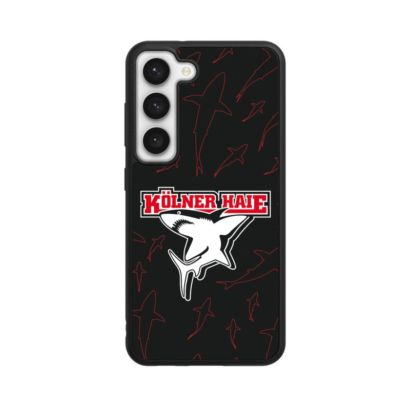 Galaxy S23 Base Case Haie Muster Rot