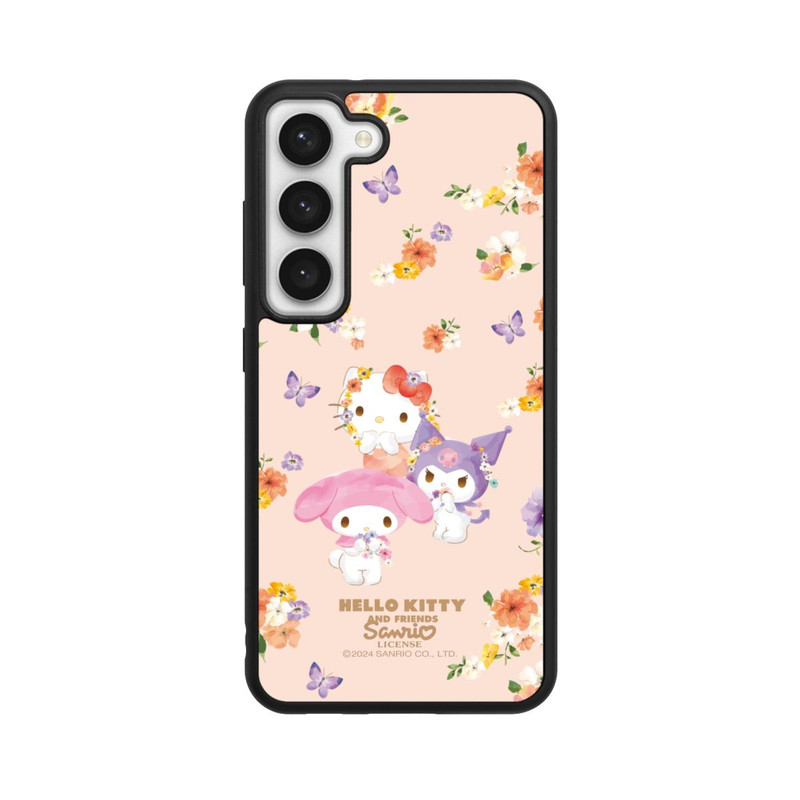 Galaxy S23 Base Case Hello Kitty Frühlingsblumen