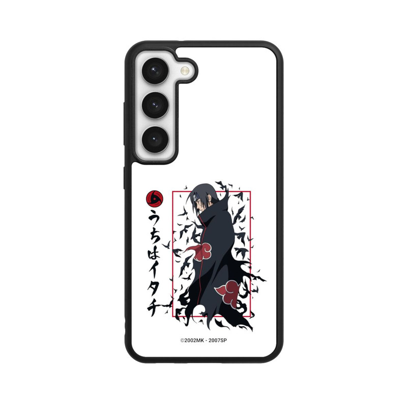 Galaxy S23 Base Case Itachi Krähen Weiß