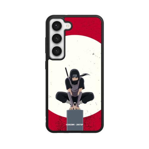 Samsung Galaxy S23 Base Case Itachi Uchiha Symbol Roter Hintergrund