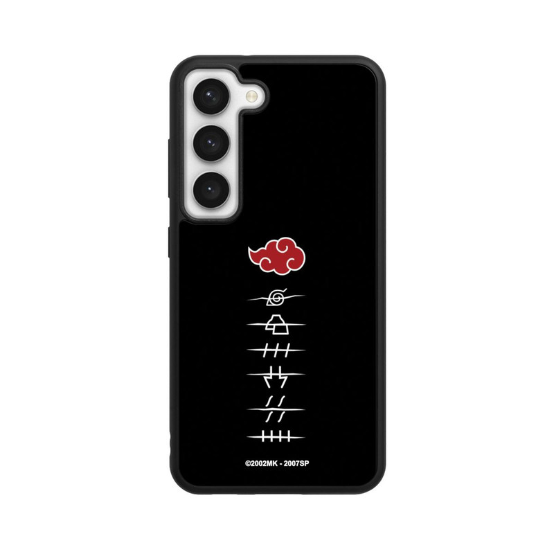 Galaxy S23 Base Case Akatsuki Mitgliedssymbole Schwarz