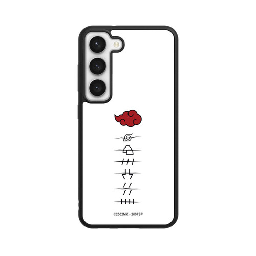 Samsung Galaxy S23 Base Case Akatsuki Mitgliedersymbole Weiß