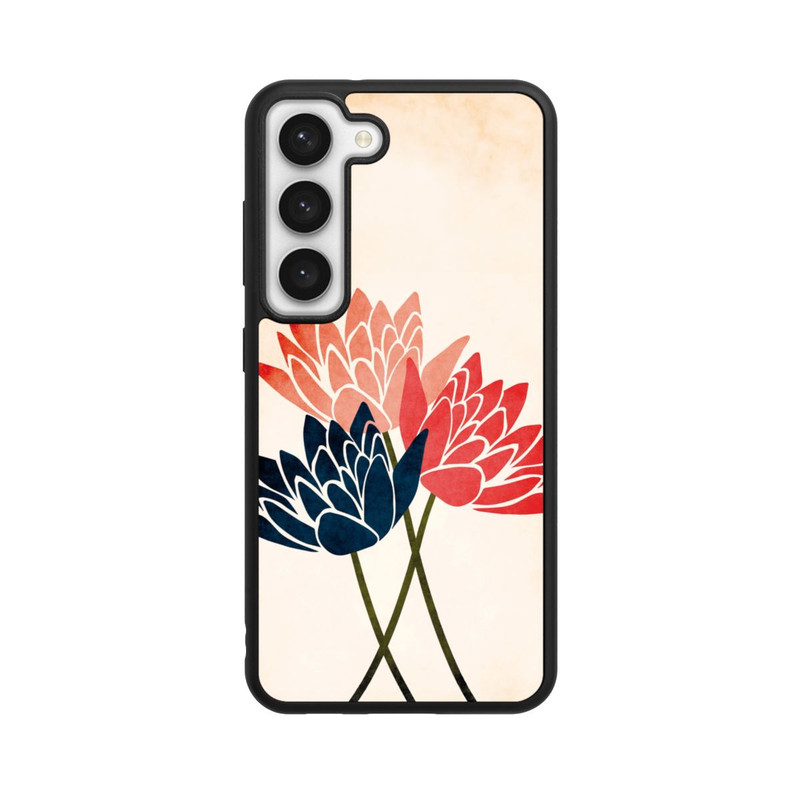 Galaxy S23 Base Case Drei Blüten