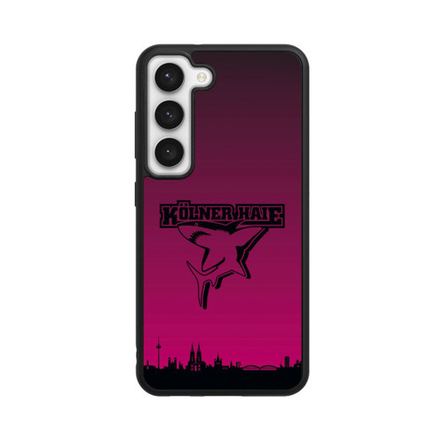 Samsung Galaxy S23 Base Case Kölner Haie Skyline Pink