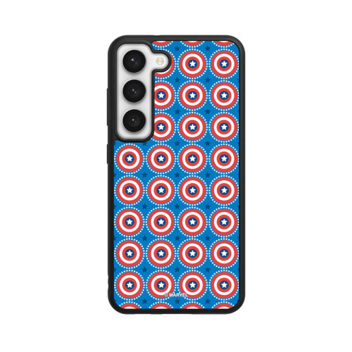 Samsung Galaxy S23 Base Case Captain American Shield Pattern