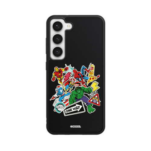 Samsung Galaxy S23 Base Case Capitan American Shield Transparent