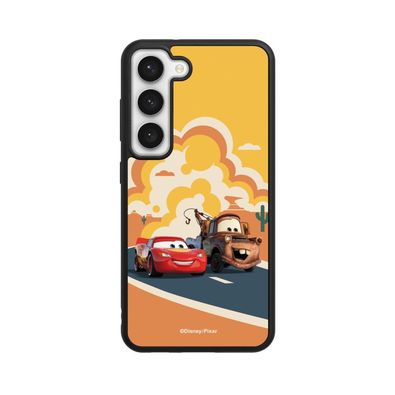 Galaxy S23 Base Case Disney Cars Lightning McQueen Und Hook on the Road