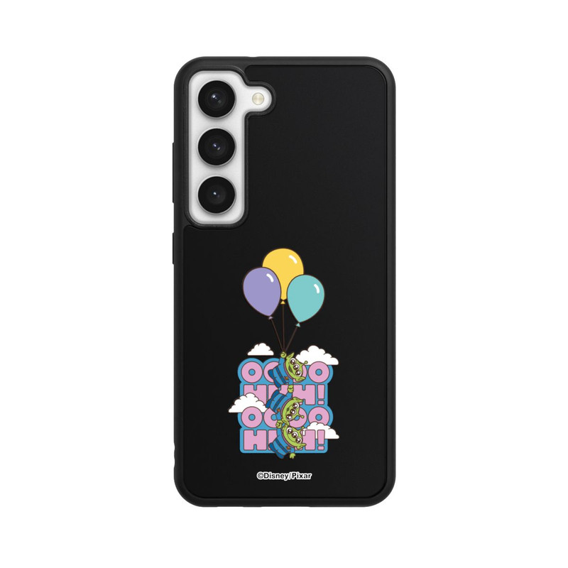 Galaxy S23 Base Case Toy Story Aliens Balloons OOOOHHH Transparent
