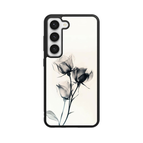 Samsung Galaxy S23 Base Case Schwarze Blume