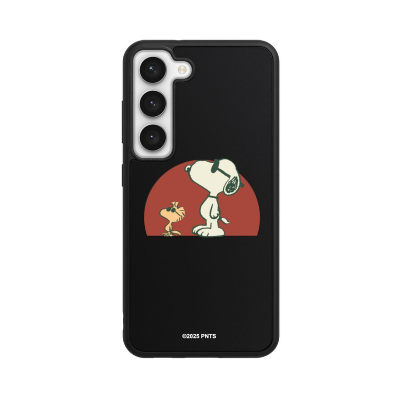 Galaxy S23 Base Case Snoopy Woodstock Far Out transparent