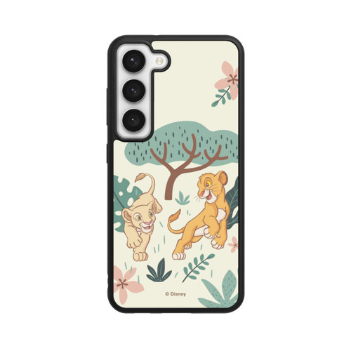 Samsung Galaxy S23 Base Case Simba und Nala Floral