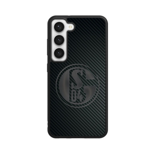 Samsung Galaxy S23 Base Case Schalke 04 Carbon Look