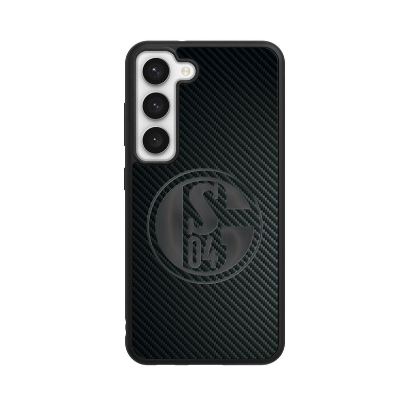 Galaxy S23 Base Case Schalke 04 Carbon Look