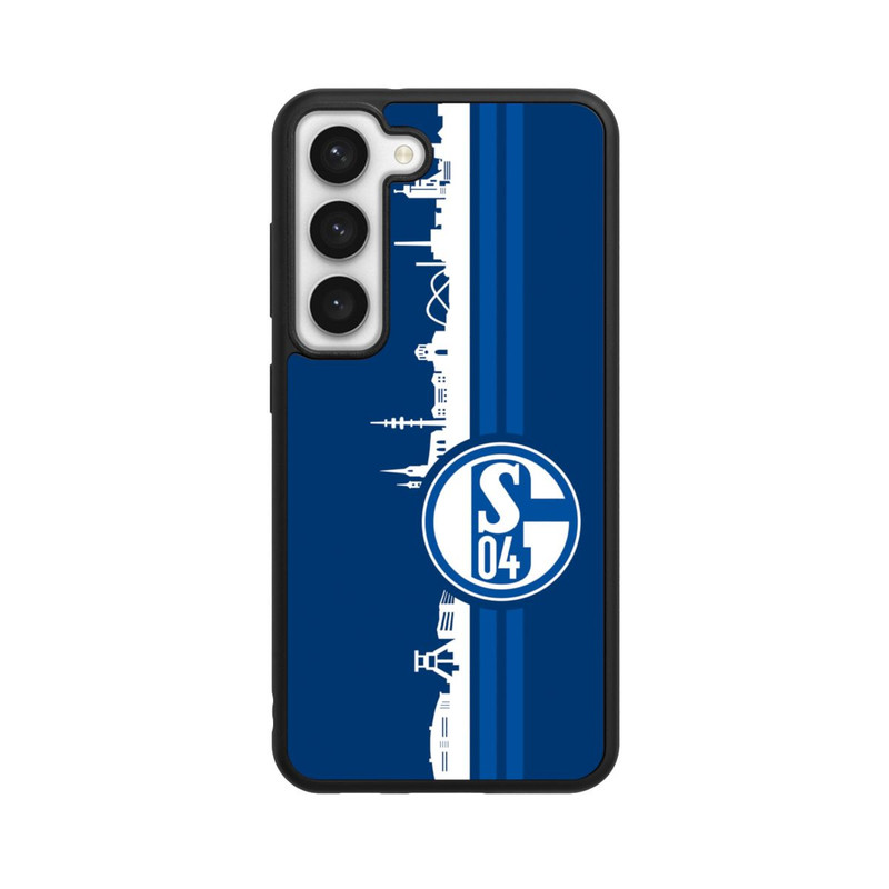 Galaxy S23 Base Case Schalke 04 Skyline Blau