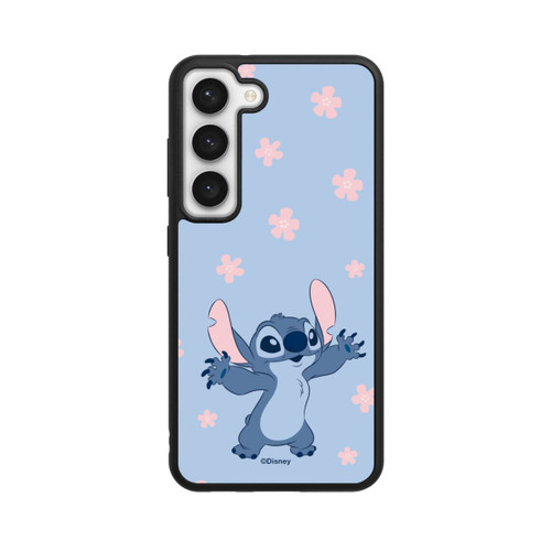 Samsung Galaxy S23 Base Case Stitch Pastel Flowers Blue