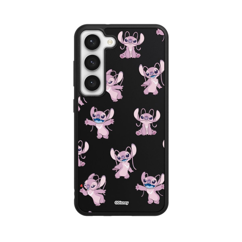 Galaxy S23 Base Case Angel Faces Pattern Transparent