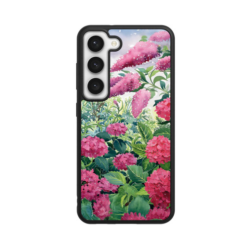 Samsung Galaxy S23 Base Case Garden Hydrangeas and Buddleia by Christopher Ryland