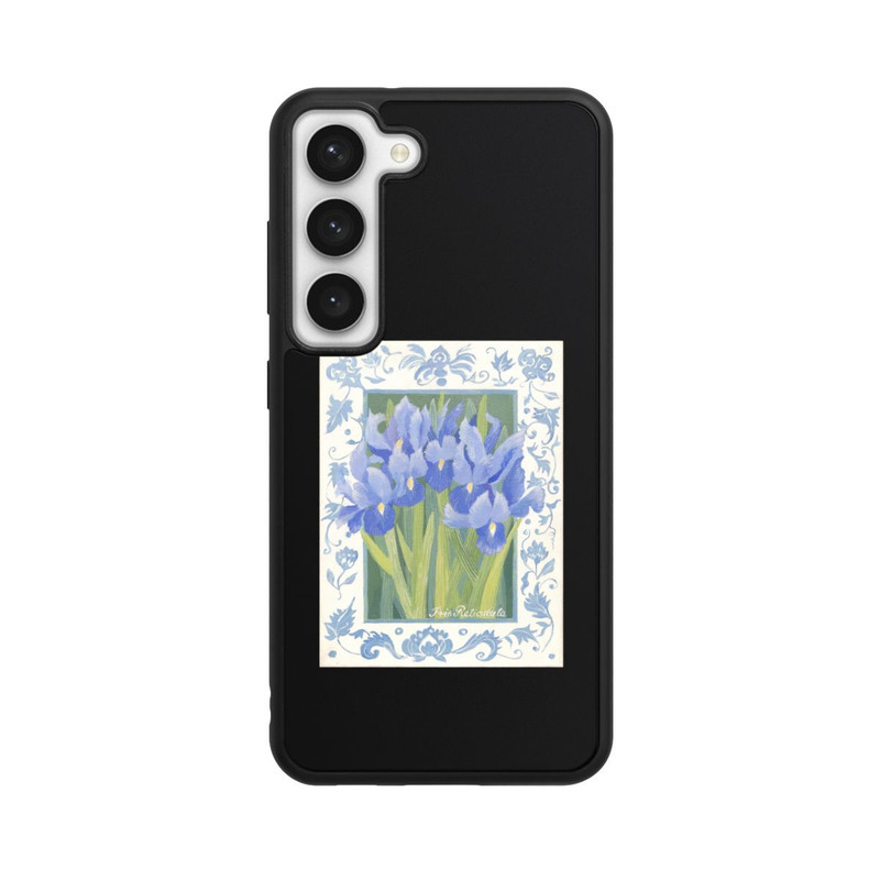Galaxy S23 Base Case Blue Iris, by Jennifer Abbott