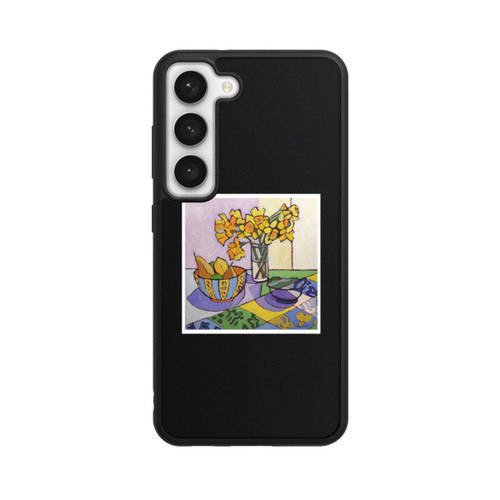 Samsung Galaxy S23 Base Case Daffodil Patchwork, 2023, by Catherine J Martzloff
