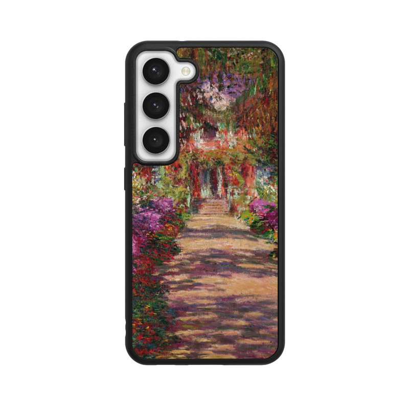 Galaxy S23 Base Case Eine Allee in Monets Garten in Giverny by Claude Monet