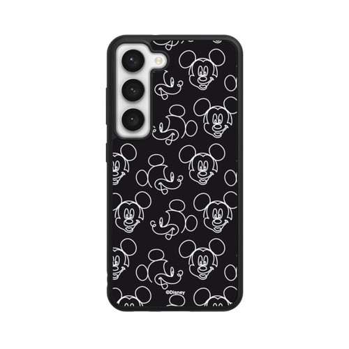Samsung Galaxy S23 Base Case Disney Mickey Muster Schwarz