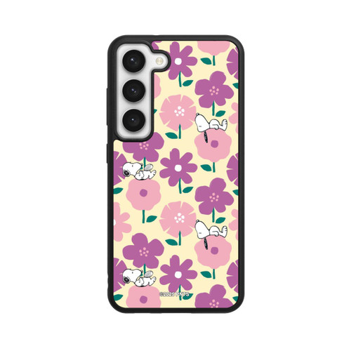 Samsung Galaxy S23 Base Case Peanuts Flower Pattern Yellow