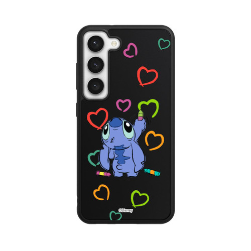 Samsung Galaxy S23 Base Case Stitch Draws a Heart Transparent