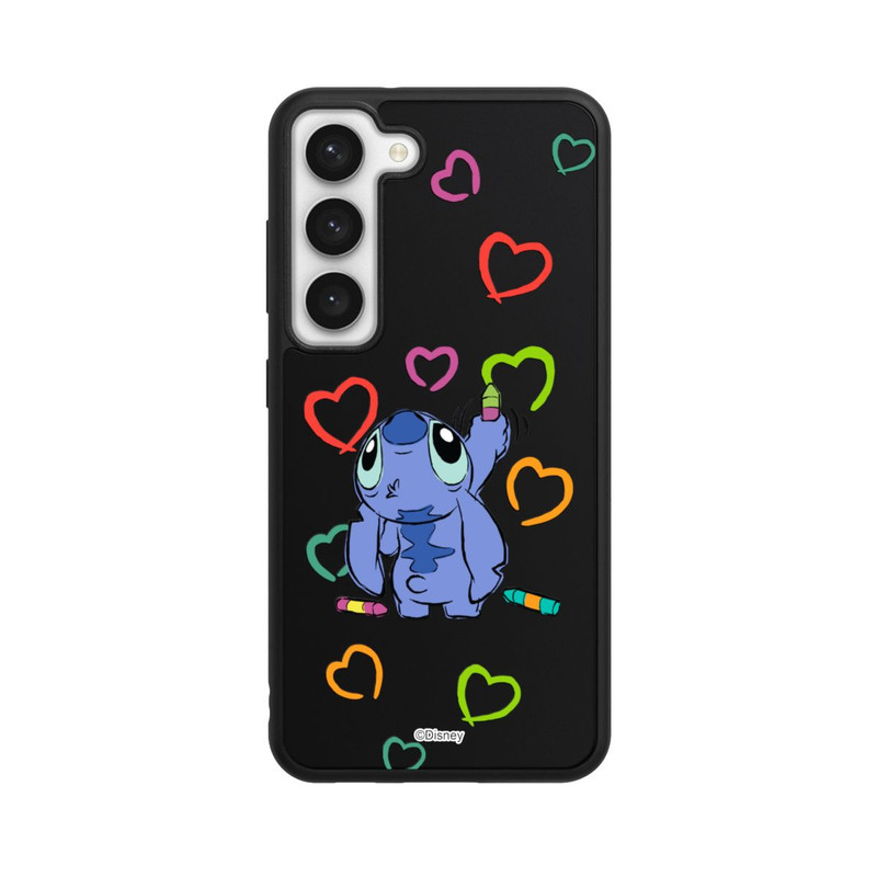 Galaxy S23 Base Case Stitch Draws a Heart Transparent
