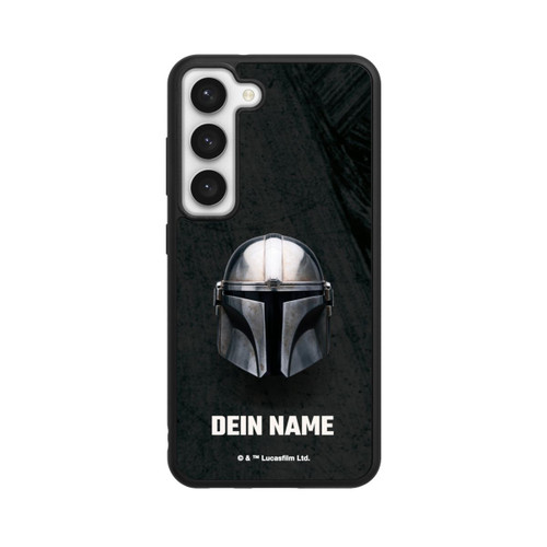 Samsung Galaxy S23 Base Case Star Wars Mandalorian Black Helmet Personalisierbar