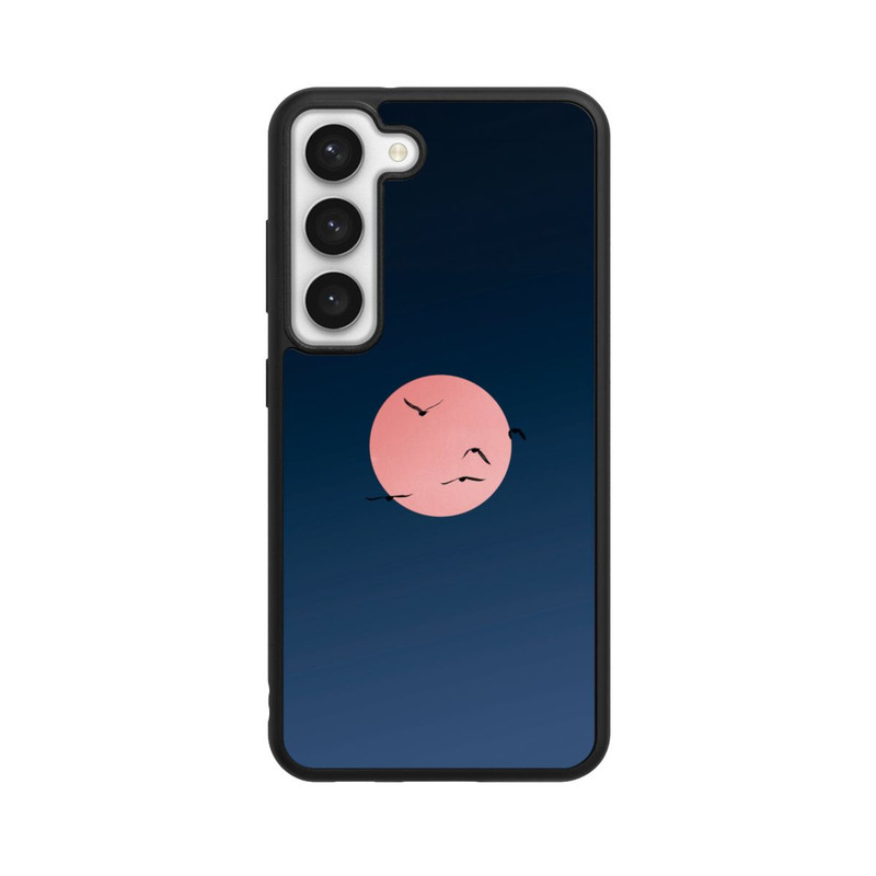 Galaxy S23 Base Case Summer Nights Red Moon