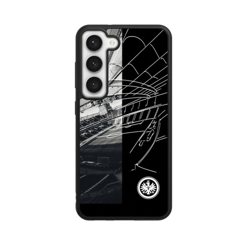 Samsung Galaxy S23 Base Case Eintracht Frankfurt Stadion Fotoskizze